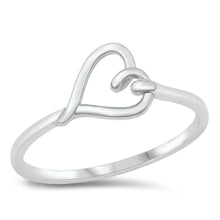 Load image into Gallery viewer, Sterling Silver Heart Ring - silverdepot