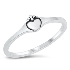 Sterling Silver Heart Ring