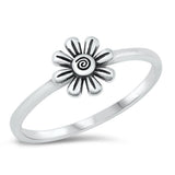 Sterling Silver Flower Ring