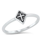 Sterling Silver Cross Ring
