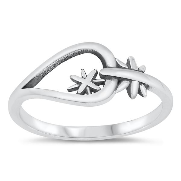 Sterling Silver Oxidized Ring