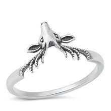 Load image into Gallery viewer, Sterling Silver Oxidized Deer Ring