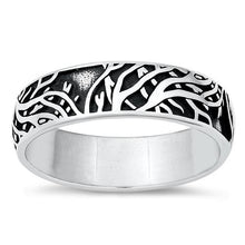 Load image into Gallery viewer, Sterling Silver Oxidized Branches Ring