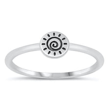 Load image into Gallery viewer, Sterling Silver Oxidized Sun Ring