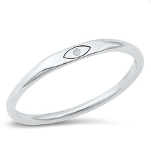 Load image into Gallery viewer, Sterling Silver High Polish Eye Ring