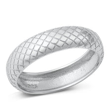 Load image into Gallery viewer, Sterling Silver Rhodium Plated Ring-6mm