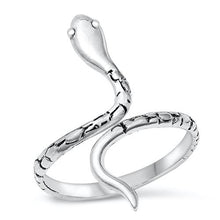 Load image into Gallery viewer, Sterling Silver Oxidized Snake Ring
