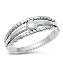 Load image into Gallery viewer, Sterling Silver Oxidized 3-Lines Ring