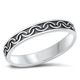 Sterling Silver Oxidized Ring