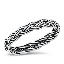 Load image into Gallery viewer, Sterling Silver Oxidized Infinity Ring