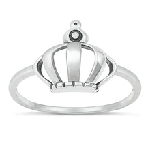Load image into Gallery viewer, Sterling Silver Oxidized Royal Crown Ring