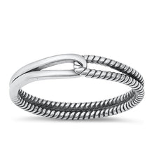 Load image into Gallery viewer, Sterling Silver Oxidized Ring-3.6mm