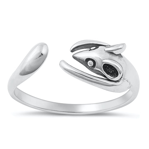 Sterling Silver Oxidized Mouse Ring