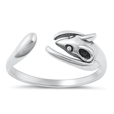 Sterling Silver Oxidized Mouse Ring