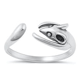 Sterling Silver Oxidized Mouse Ring