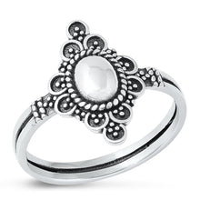 Load image into Gallery viewer, Sterling Silver Oxidized Bali Ring-18mm