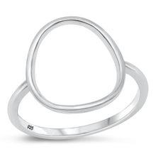 Load image into Gallery viewer, Sterling Silver Rhodium Plated Ring-16mm