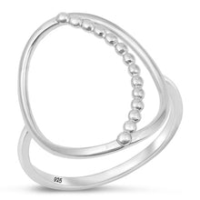 Load image into Gallery viewer, Sterling Silver Rhodium Plated Ring-23mm