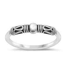 Load image into Gallery viewer, Sterling Silver Oxidized Bali Ring-3.6 mm