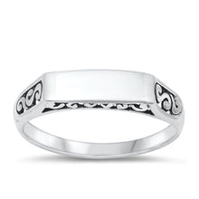 Load image into Gallery viewer, Sterling Silver Oxidized Ring-4.8mm