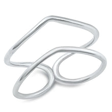Load image into Gallery viewer, Sterling Silver Polished Ring Face Height-10.9mm