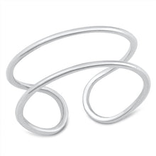 Load image into Gallery viewer, Sterling Silver Rhodium Plated Ring Face Height-10mm