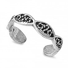 Load image into Gallery viewer, Sterling Silver Fancy Filigree Design Toe RingAnd Width 4 MM