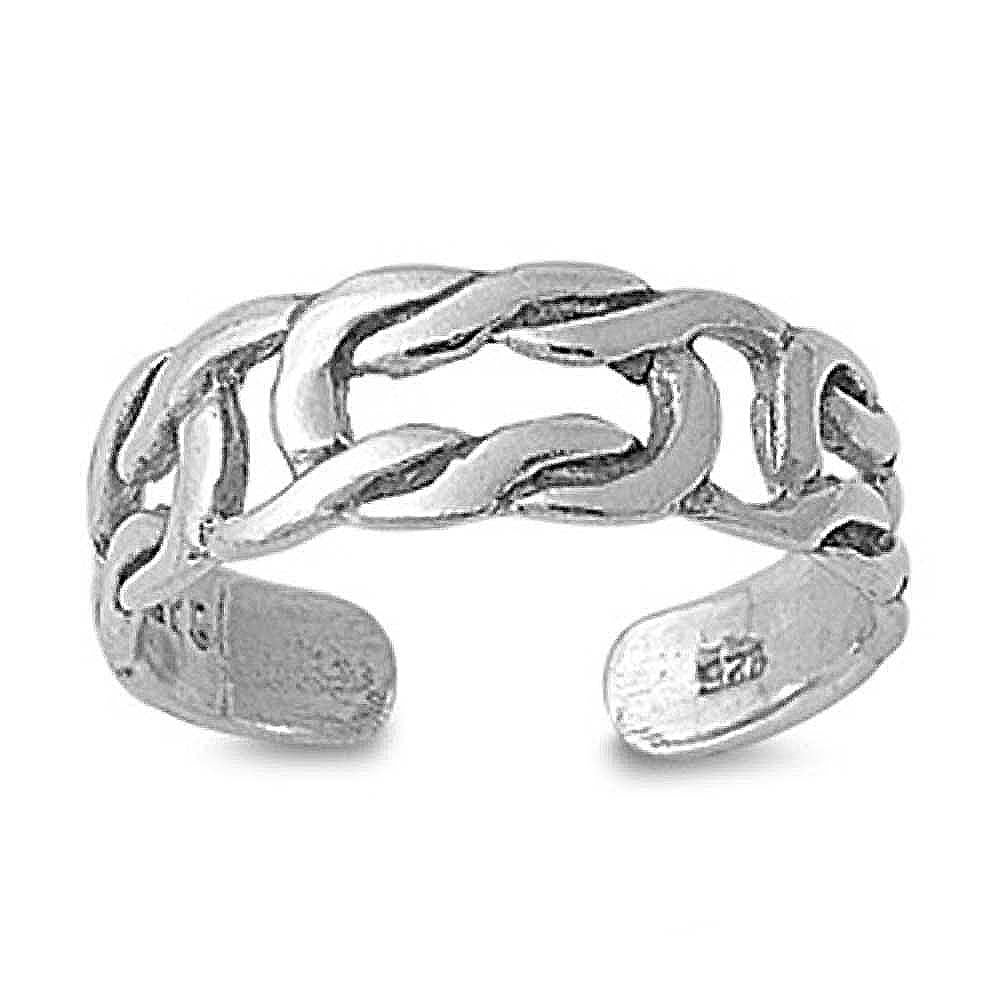 Sterling Silver Knot Toe Ring