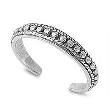 Load image into Gallery viewer, Sterling Silver Bali Style Toe Ring