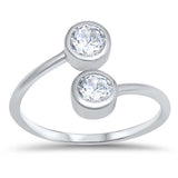 Sterling Silver Round Toe Ring