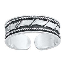 Load image into Gallery viewer, Sterling Silver Bali Design Toe Ring