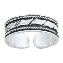 Load image into Gallery viewer, Sterling Silver Bali Design Toe Ring