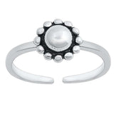 Sterling Silver Bali Toe Ring