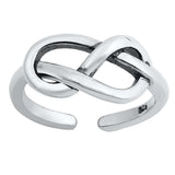 Sterling Silver Knot Toe Ring