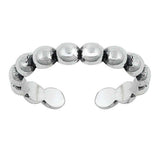 Sterling Silver Beads Toe Ring