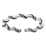 Sterling Silver Rope Toe Ring
