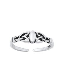 Load image into Gallery viewer, Sterling Silver Oxidized Celtic Toe Rings