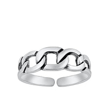 Load image into Gallery viewer, Sterling Silver Oxidized Toe Ring-5.5mm