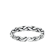 Load image into Gallery viewer, Sterling Silver Oxidized Toe Ring-2.5 mm