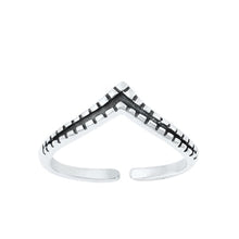 Load image into Gallery viewer, Sterling Silver Oxidized Toe Ring-5.7 mm