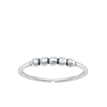 Load image into Gallery viewer, Sterling Silver Oxidized Toe Ring-2 mm