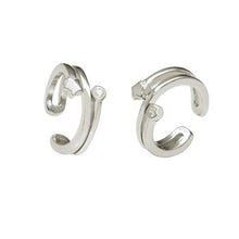 Load image into Gallery viewer, Sterling Silver Ear Cuff With Star And Cubic Zirconia Earrings