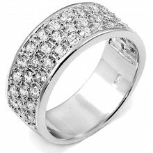 Load image into Gallery viewer, Sterling Silver Cubic Zirconia Handset Round CZ Man Ring, Weight 10.4gramAnd Width 9mm