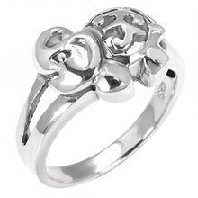 Load image into Gallery viewer, Sterling Silver Stylish Oxidized Happy Elephant Ring