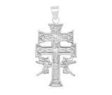 Sterling Silver Caravaca Cross Pendant