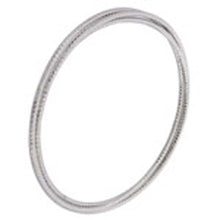 Load image into Gallery viewer, Sterling Silver Rhodium Plated 3 Pieces of Diamond Cut Bangle with Bangle Diameter of 69.85MM and a Bangle Width of 1.8MM for Each Piece