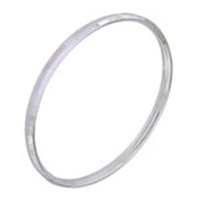 Load image into Gallery viewer, Sterling Silver Rhodium Finished Diamond Cut Bangle with Bangle Diameter of 55.88MM and a Bangle Width of 4.5MM