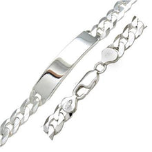 Load image into Gallery viewer, Sterling Silver Flat Curb 220-9.3mm ID Bracelet