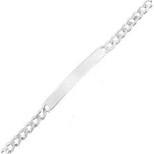 Load image into Gallery viewer, Italian Sterling Silver Curb 150-6MM ID Bracelet