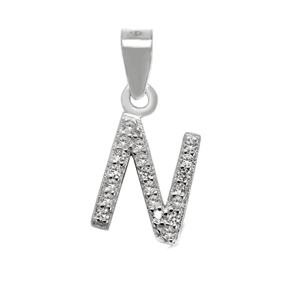 Sterling Silver Small Initial 